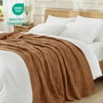 thumbnail image 5 of Whale Flotilla Knit Throw Blanket for Couch, Soft Fuzzy Decorative Knitted Blanket for Sofa Bed, Lightweight Cozy Warm Throws, 50x60 Inch, Brown, 5 of 8