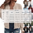thumbnail image 3 of Kezqiaxn Bomber Jacket Women Fashion Clothing Solid Long Sleeve Casual Lightweight Jackets Fall Zip Up Coats for Women, 3 of 8
