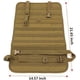 thumbnail image 2 of Organizador de respaldo de asiento de coche, protector de asiento de coche táctico Molle para panel de vehículo, ajuste universal (caqui), 2 of 5