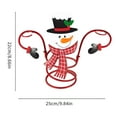 thumbnail image 2 of ACDANC Holiday Wine Bottle & Glass Holders,Snowman Wine Rack Bottle,Hold 1 Wine Bottle & 2 Glasses for Home Decor & Kitchen Storage Rack,Bar,Vacations, 2 of 7