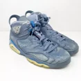 thumbnail image 2 of Ni - ke Ni - ke Mens Air Jordan 6 384664-400 Blue Basketball Shoes Sneakers Size 9, 2 of 5