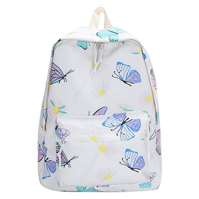 MesaSe Women Large Capacity Fashionalbe Simple Commuter Handbag Korean BackPack(White)