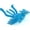 Crystal Blue, variant on 9.2 Inch 3D Printed Peacock ,Articulated Flexible Animal Decor, Phoenix Bird, Perfect Desk pet for Collectors (Red Gold)