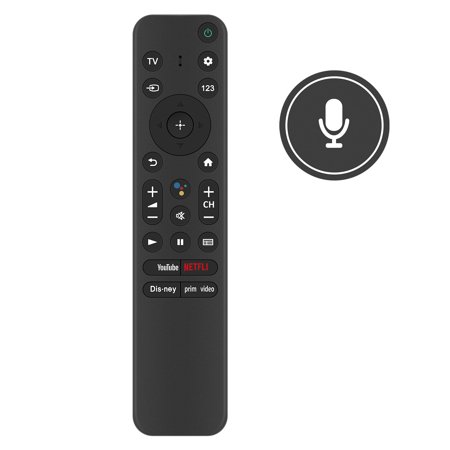RMF-TX800U Replacement Voice Remote Commander fit for Sony TV KD-85X80K KD-75X80K XR-75X90K XR-75X95K KD-75X85K KD-43X80K XR-65X90K KD-85X85K XR-65X95K XR-55X90K XR-77A80K XR-85X90K KD-65X85K