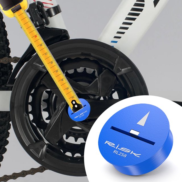 Herramienta de medición de altura de asiento de bicicleta piezas de posicionamiento central de BB herramienta auxiliar de medición de cojín de asiento de bicicleta