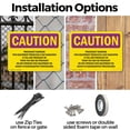 thumbnail image 3 of (2 Pack) Pregnancy Warning This Equipment Produces OSHA Caution Radiation Sign 24 Inch X 18 Inch Indoor / Outdoor Rust-Free Aluminum Metal Signs for Workplace, Workshop, and, 3 of 8