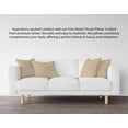 thumbnail image 5 of A1HC Hypoallergenic Down Alternative Pillow Inserts, 22x22 in, Square, Pack of 2, Mocha, 5 of 7