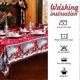 thumbnail image 4 of Christmas Tablecloth, 180 X 150cm Rectangular Christmas Tablecloths Red Christmas Table Cover Dining Table Cloth, Large Washable Christmas Dinner Tabl, 4 of 5
