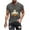 Dark Gray, variant on Mens Shirts Halloween Ghost Pumpkin T-shirt Short Sleeved Printed Round Neck Blouses Army Green M T-shirts for Men