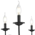 thumbnail image 4 of Millennium Lighting 44106 Charlize 6 Light 36" Wide Pillar Candle Style Chandelier - Black, 4 of 6