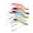 Multicolor-3, variant on 9Pcs Pre-Rigged Soft Bait Fishing Bait Swimbaits - for Saltwater Freshwater, Lifelike Soft Plastic Swimbait - For Anglers & Predator Fish
