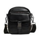 thumbnail image 1 of Hukapapa Mochila pequeña cruzada con un solo hombro, ligera, multibolsillos, multicapa, bolsa de gran capacidad, color negro, 1 of 5