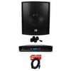 Rockville SBG1188 18" Pro DJ PA Subwoofer Sub+5000w 2-Channel Amplifier+Cable