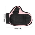 thumbnail image 2 of Guante de baño ligero para mascotas 1 Pc Unique Bargains para baño rosa TPR malla, 2 of 4