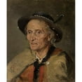 thumbnail image 2 of Tadeusz Ajdukiewicz 15x17 Gold Ornate Wood Frame and Double Matted Museum Art Print Titled - Portrait of a Highlander (1881), 2 of 4