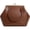 Pure Brown, variant on SQDWYGUO Kiss Lock Frame Handbag, PU Leather Shoulder Tote Bag Messenger Hobo Clutch Purse for Women Formal Work Leisure,Bright Gold,1