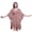 Dark Peach Orange, variant on Bimba Artistic Ladies Kaftan Holiday Loungewear Midi Dress Beach Coverup-4X-5X
