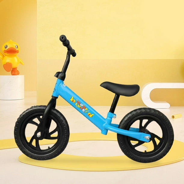 Bicicleta ligera para niños pequeños, divertida, sin pedales, segura, rueda de 12 pulgadas para niños y niñas de 2 a 6 años