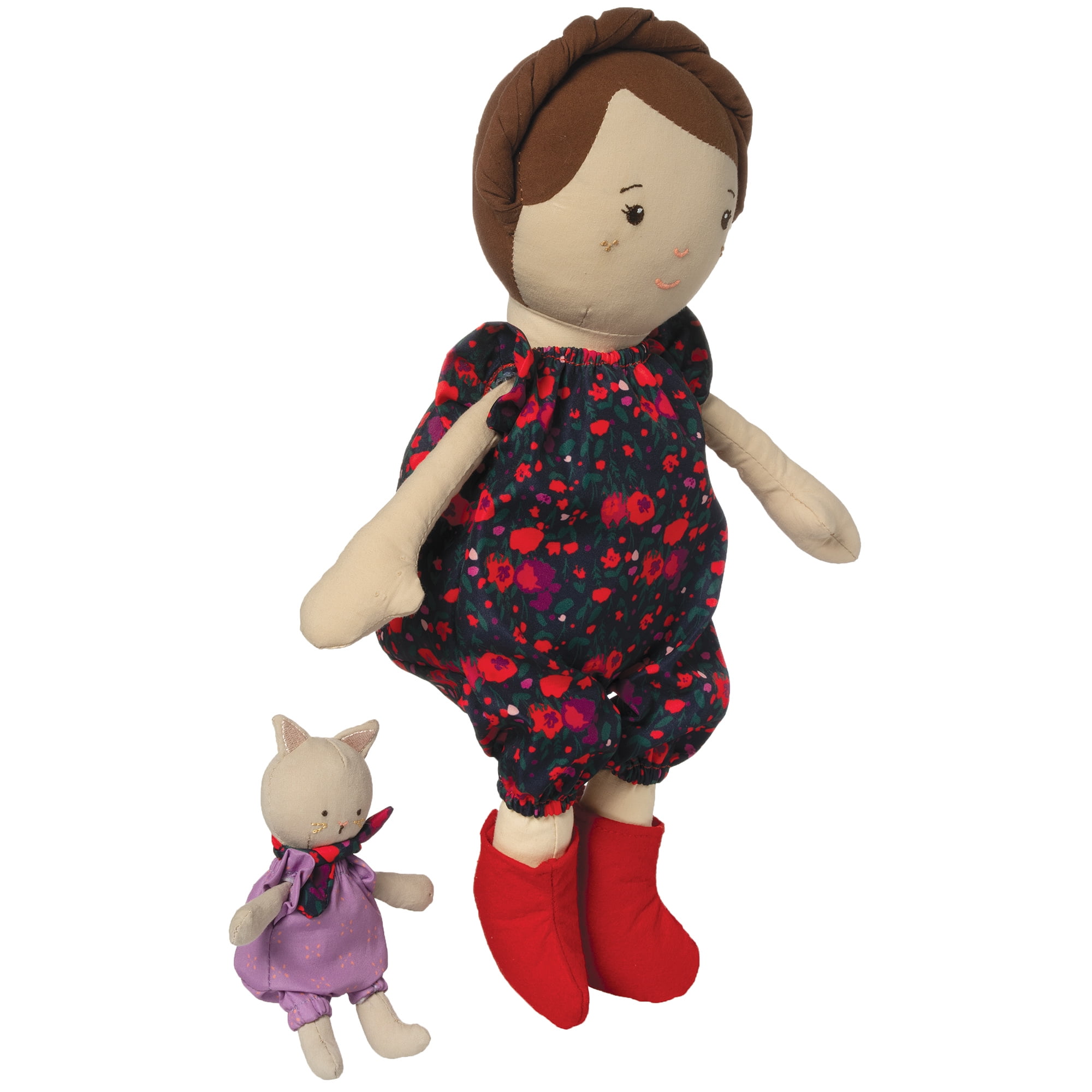 Manhattan Toy Playdate Friends Freddie Machine Washable and Dryer Safe 14 Inch Doll with Companion Stuffed Animal