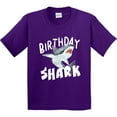 thumbnail image 3 of Inktastic Birthday Shark Youth T-Shirt, 3 of 5