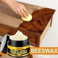 thumbnail image 6 of Natural Beeswax Wood Polish Paste Cleaner Conditioner Restorer for Furniture Cabinet Table 45g, 6 of 8