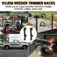 thumbnail image 5 of Kojem 2 Place Weeder Trimmer Rack Holder, for Trailer Truck Edgers Pole Saws Tree Trimmers, 5 of 9