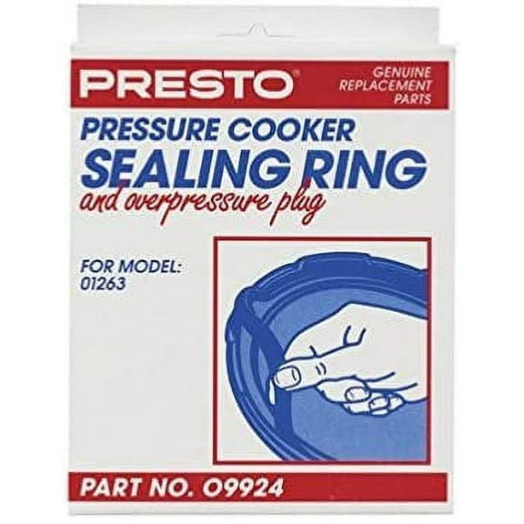 Presto Pressure Cooker Sealing Ring With Over Pressure Plug Only Fits Super Six Model No 01263
