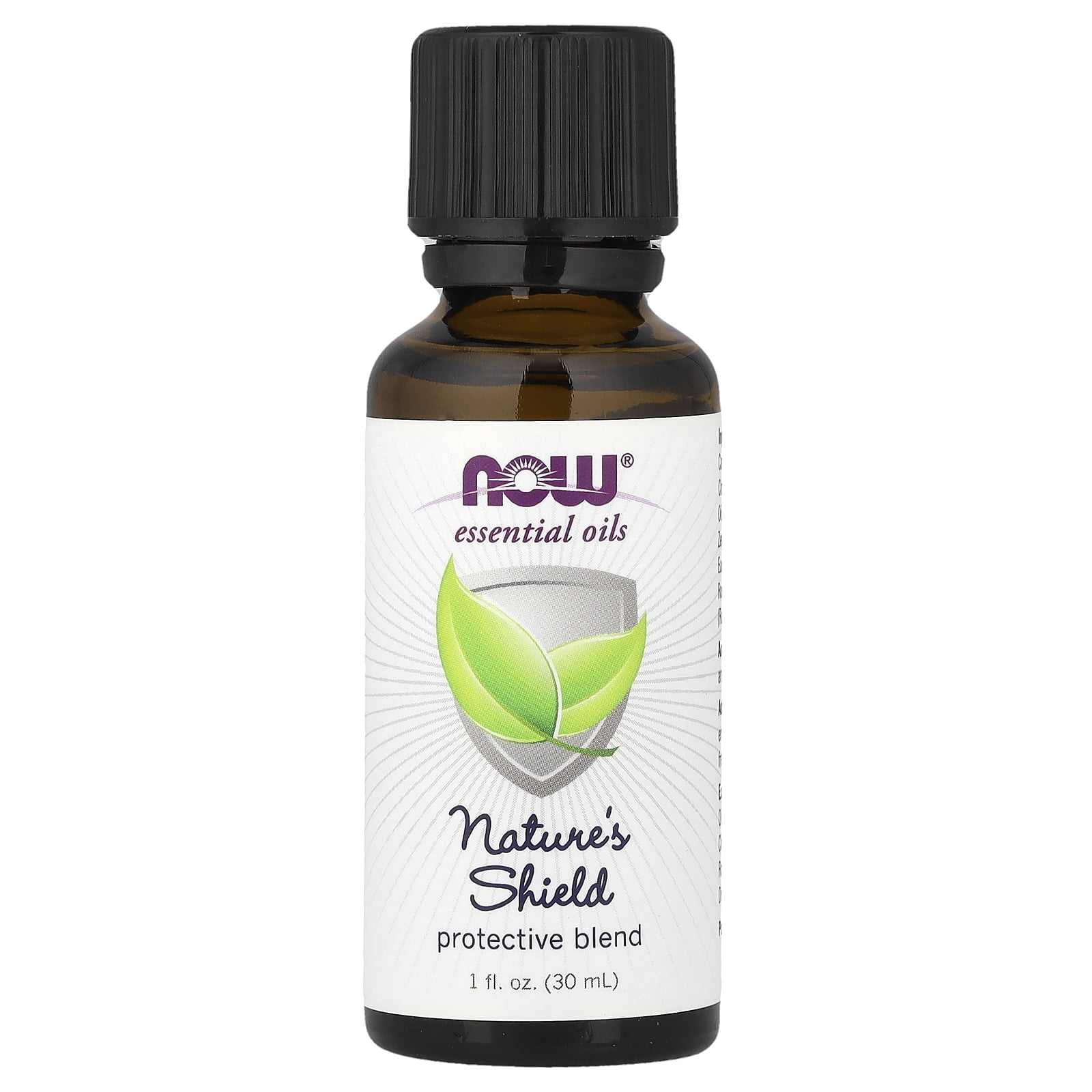 NOW Essential Oils, Nature's Shield, Energizing Aromatherapy Scent, Blend of Pure Essential Oils, Vegan, Child Resistant Cap, 1-Ounce