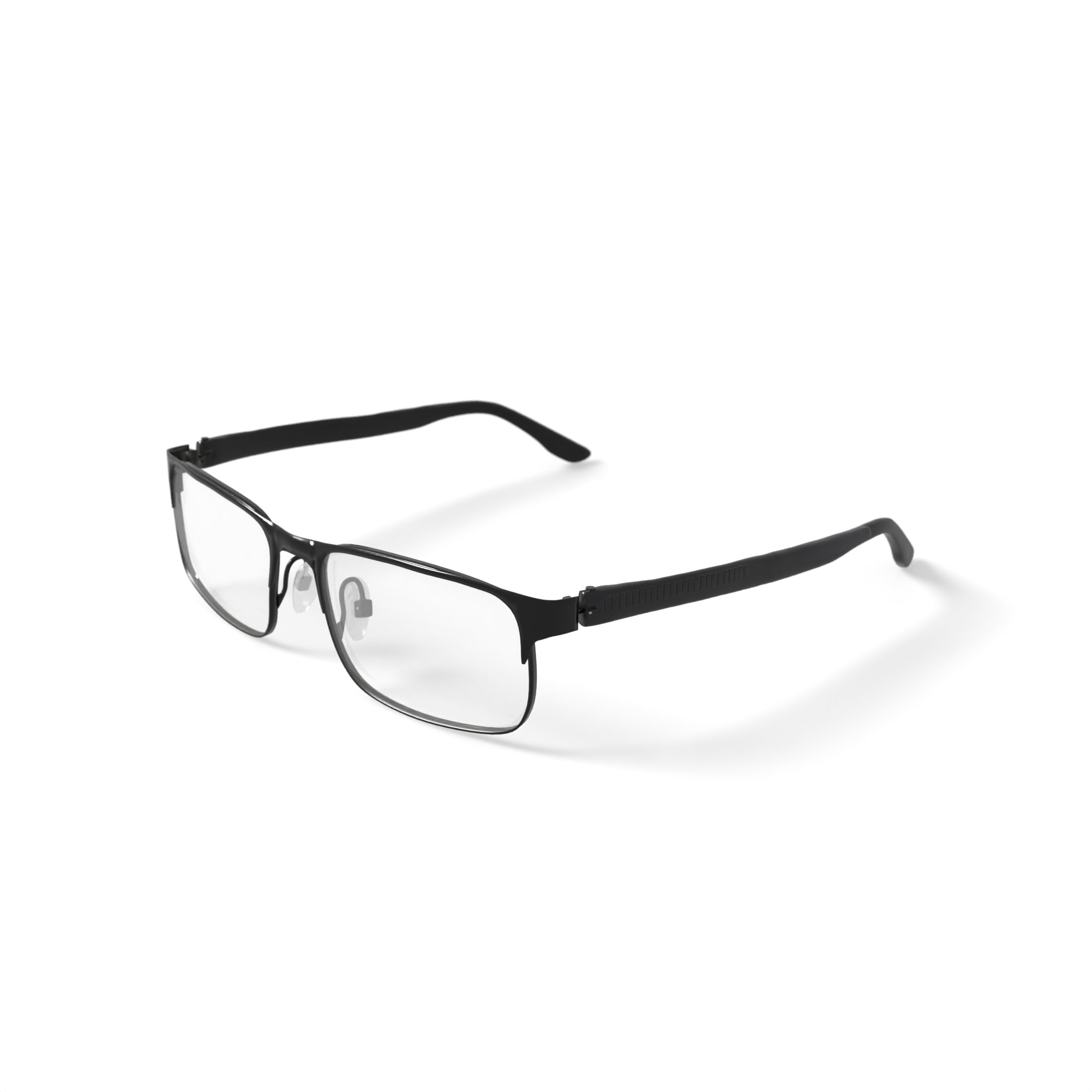 OCTO180 Men's Deuce! Browline Prescription Eyeglasses with Case, Gray
