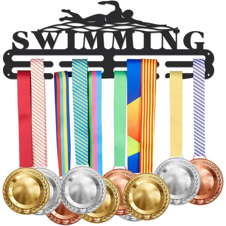 Express Medals PAW Print Gold Award Medals With Ribbons - Pack Of 10 For Sports & Events