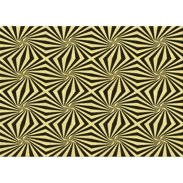 Ahgly Company Tapis d'Intérieur Lavables en Machine Rectangle Transitionnel Zone Grise de Minuit, 6' x 9'