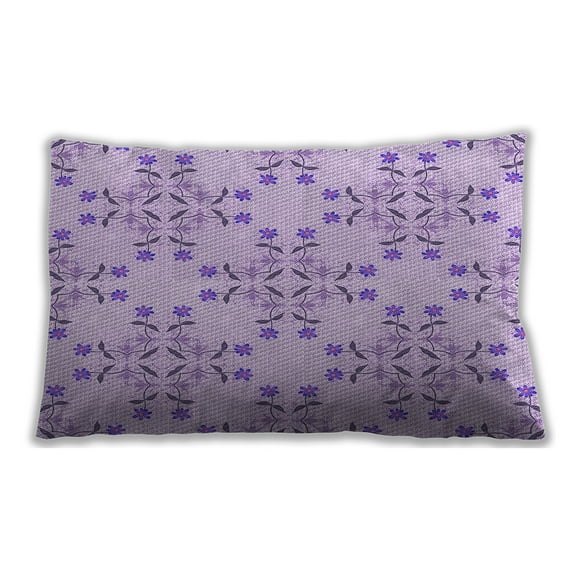 Ahgly Company Outdoor Rectangular Contemporary Lumbar Throw Pillow, 13 inch by 19 inch