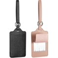 thumbnail image 5 of Luggage Straps, 2 Adjustable, Wear-Resistant and Durable Luggage Straps for Backpacks and Suitcases with 2 Luggage Tags - Black, Pink, 5 of 5