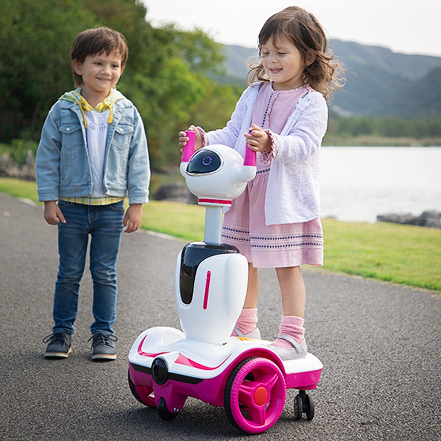 TOBBI 3 in 1 Kids Electric Ride on Car Robot Buggy Ubuy Jordan