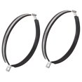 thumbnail image 1 of Unique Bargains 2Pack Split Ring Hanger Pipe Strap Rubber Cushion Pipe Support Fit for 9-13/16', 1 of 4