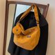thumbnail image 4 of Bolso de hombro informal para mujer, bandolera de gran capacidad, bolso de compras (marrón), 4 of 8