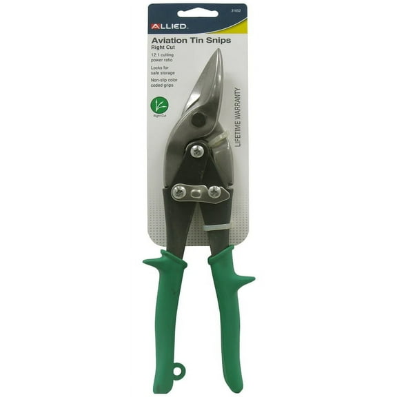 Allied International 31652 Right Cut Aviation Tin Snips