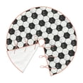 thumbnail image 3 of Salouo Soccer Christmas Tree Skirt 48" Farmhouse Christmas Decorations Snowman Xmas Tree Skirt Tree Mat for Holiday Party Decor, 3 of 8