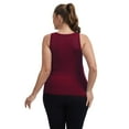 thumbnail image 4 of Baywell Womens Plus Size Tank Tops with Padded Bra High Strechy Sleeveless Camisole Tops Ribbed Sports Vest XL-5XL, 4 of 8