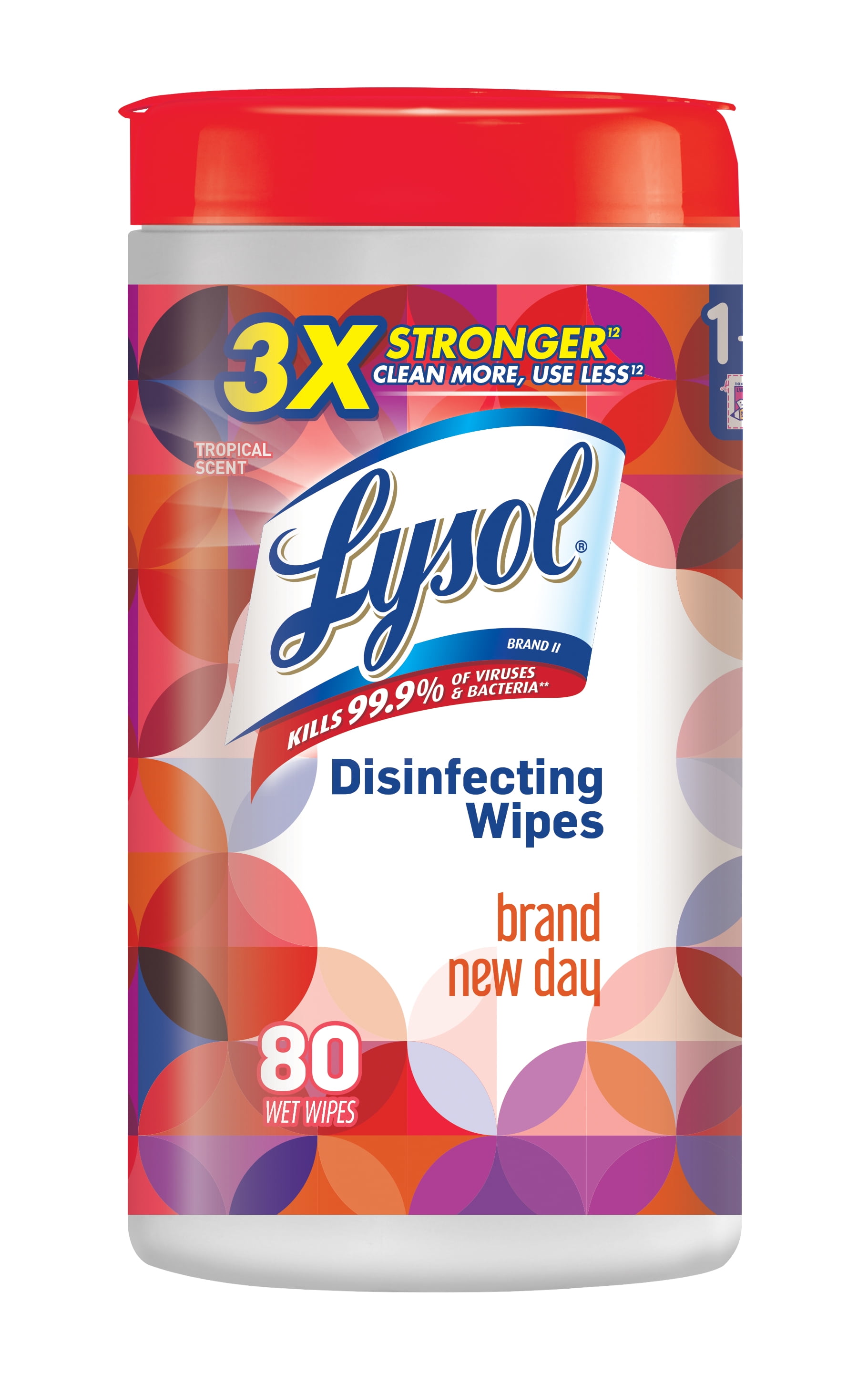 Lysol Tropical Scent Cleaning Bundle Disinfecting Wipes, Disinfectant