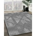 thumbnail image 2 of Ahgly Company Indoor Square Patterned Dark Gray Area Rugs, 6' Square, 2 of 6