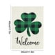thumbnail image 3 of St. Patrick's Day Linen Garden Flags Patio Decor Flags Holiday Background Flags Outdoor Garden Decor Patio, 3 of 6