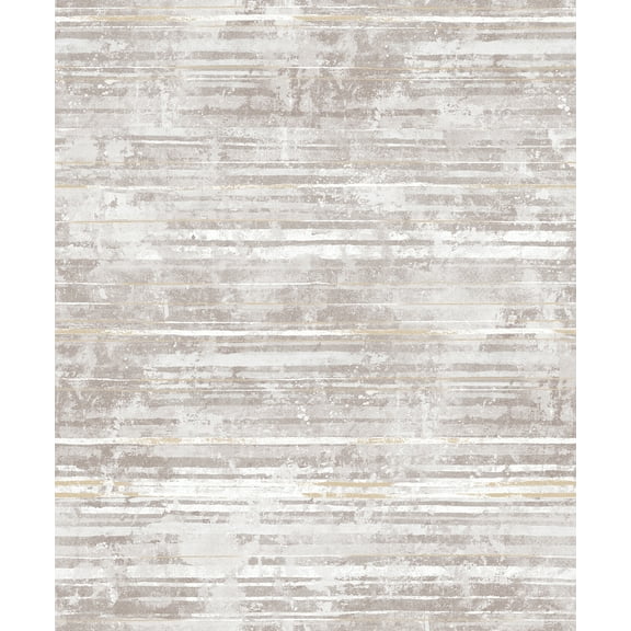 Decorline Makayla Mauve Distressed Stripe Wallpaper