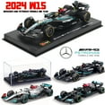 thumbnail image 2 of 1:43 Mercedes-AMG Petronas F1 Team W15 2024 #44 Hamilton #63 George Russell Voiture en Alliage Modèle Réduit Jouet de Collection 2024 RB15-44, 2 of 6