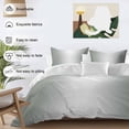 thumbnail image 3 of King 4 Piece Bedding Set Gray-green White Color Ombre Soft Breathable Duvet Cover and Pillowcase, Minimalist Gradient Art Duvet Cover Set Bed Sheets for Bedroom Dormitory Guest Room, 3 of 9