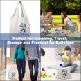 thumbnail image 4 of Canvas Tote Bags with Inner Pocket Reusable Grocery Bags Bulk Reusable Shopping Bags Large Capacity Machine Washable, 4 of 4