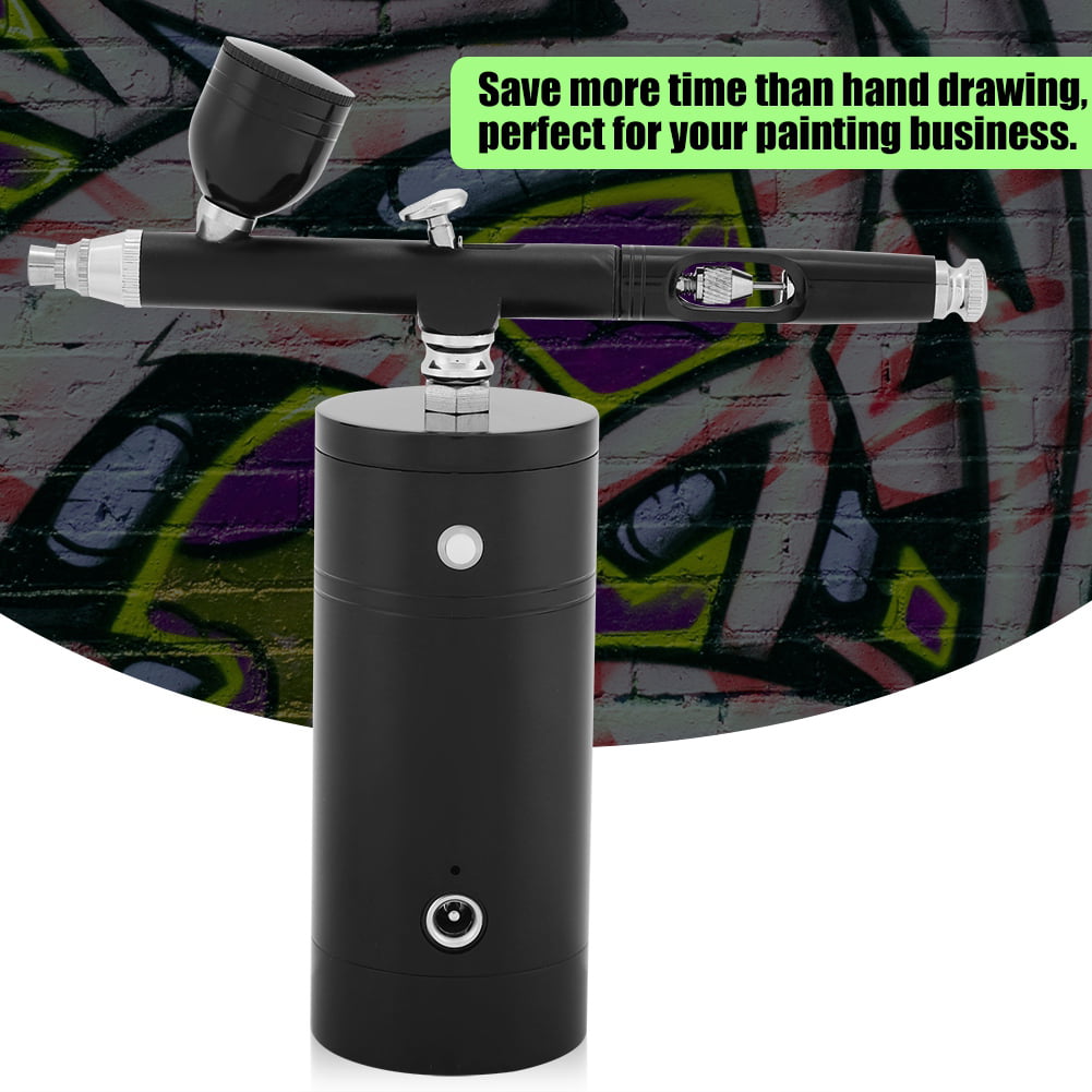 Portable Mini Size Spray Pump Pen Air Compressor Set for Art Painting C2B0