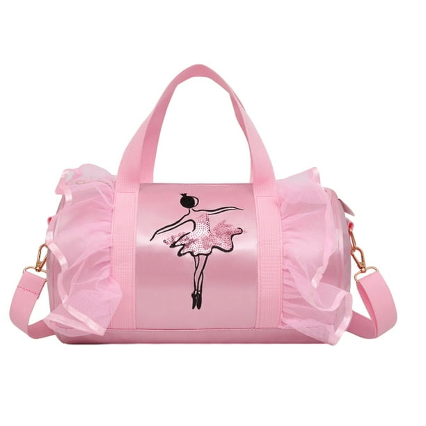 Sonducket Bolso de baile latino para niñas con bordado y detalle de lentejuelas que añaden glamour al vestido de baile Bolso de hombro de moda Bolsas de mensajero y de hombro hilo largo rosa