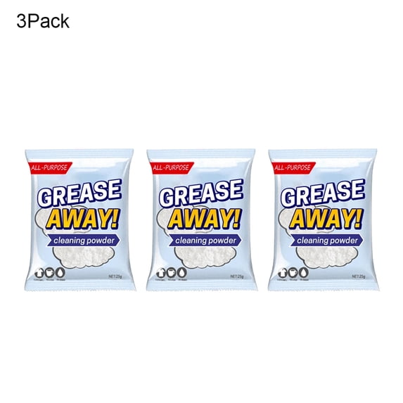 1/3/5Pack Household Multi-purpose Cleaning Tool Remove Stains All-purpose Stainless Steel Cleaner Grease Away Powder Cleaner Stain Removal 3PACK