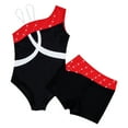 thumbnail image 2 of Alvivi Kids Girls Sleeveless Gymnastics Leotard with Boyshorts Set 6-16, 2 of 7
